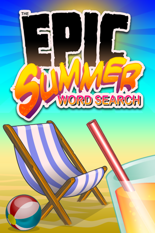 Epic Summer Word Search - giant wordsearch puzzle - náhled