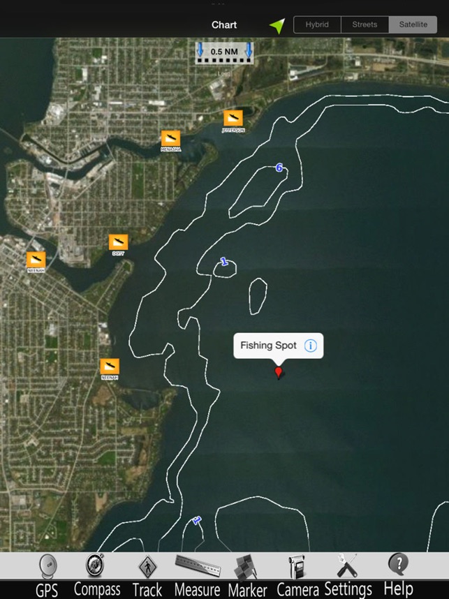 Wisconsin Lakes GPS Charts Pro(圖3)-速報App