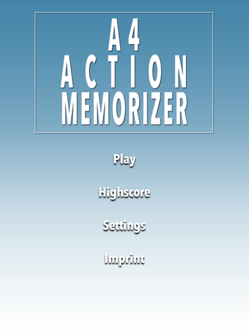 Скачать A 4 Action Memorizer