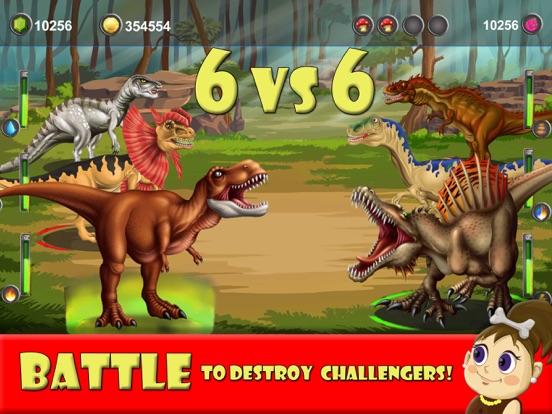 DINO WORLD - Jurassic Dinosaur Fighting games for iOS