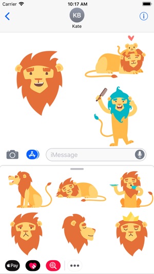 King of Jungle - Lion Stickers(圖2)-速報App