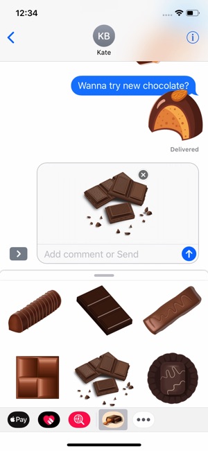 Chocolate Bonbons Stickers(圖3)-速報App