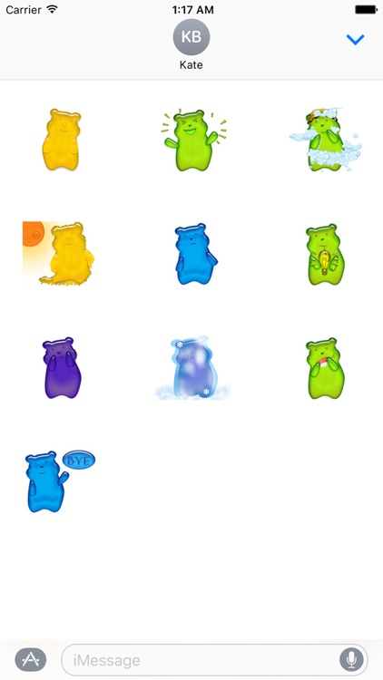 Colorful Gummy Bear Sticker