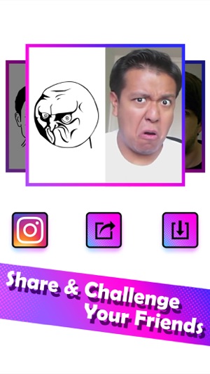 Face Meme Challenge - 真人暴漫表情大挑戰(圖3)-速報App