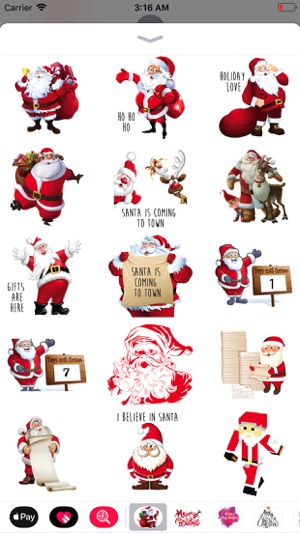 Christmas Santa Sticker Pack(圖2)-速報App