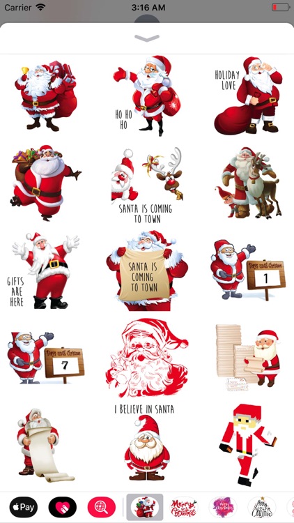 Christmas Santa Sticker Pack