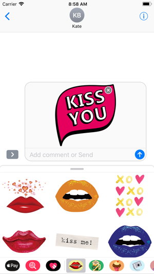 Kiss Me Stickers App(圖3)-速報App