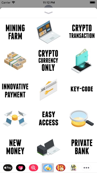 Bitcoin Blockchain Stickers screenshot 2