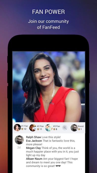 P V Sindhu Official App screenshot 2