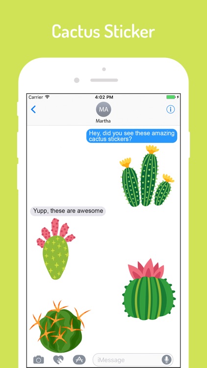 Dessert Cactus Stickers screenshot-3