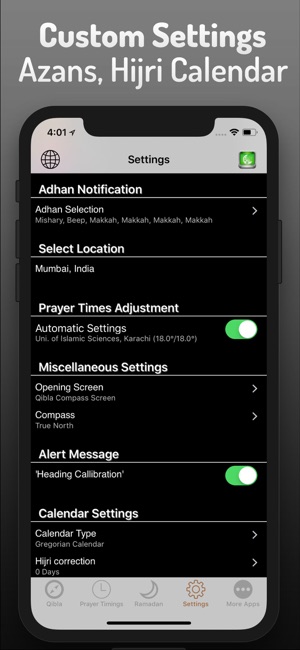 Islamic Qibla - Prayer Times(圖5)-速報App