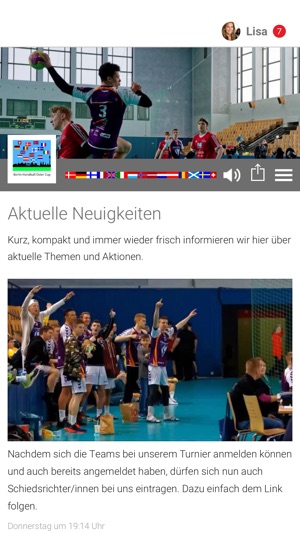 Handball Berlin Ostercup(圖1)-速報App