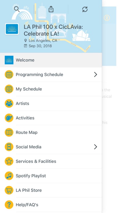 LA Phil 100 x CicLAvia screenshot 2