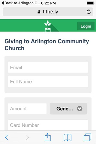 Arlington Community Church screenshot 2