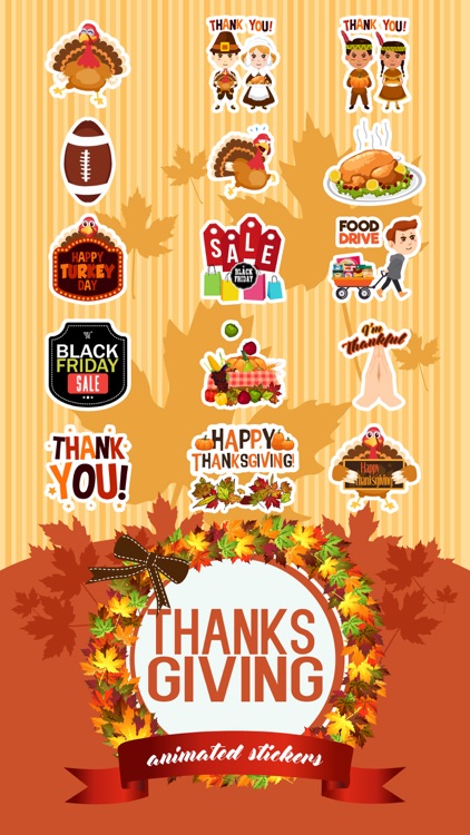 Thanksgiving Animated Stickers