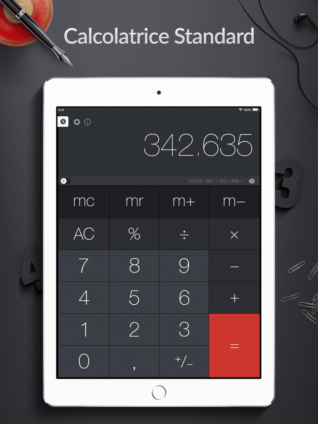 calcolatrice gratis per ipad