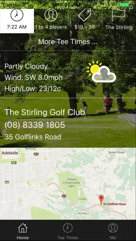 Game screenshot The Stirling Golf Tee Times apk