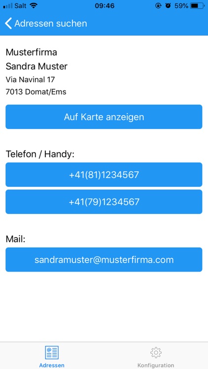 Mobile Address Manager