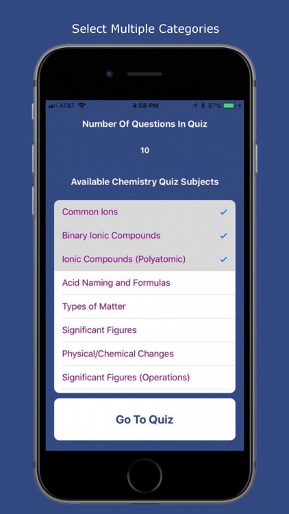 General Chemistry Quiz