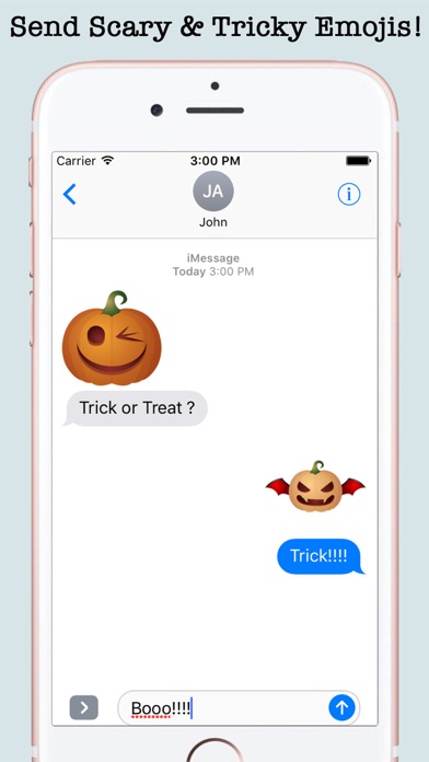 Pumpkin Halloween Emojis screenshot 2