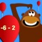 Integers for Monkeys is a teacher-designed app for practicing integer addition and subtraction -- vital skills for all pre-algebra and algebra students