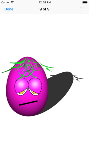 Purple Egg Face Sticker Pack(圖9)-速報App