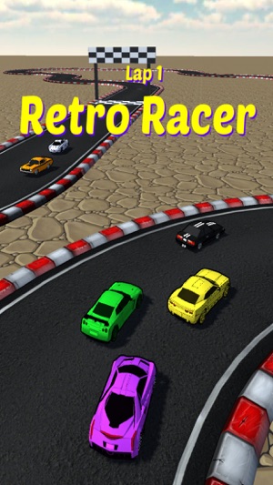 Retro Racer arcade race game(圖3)-速報App