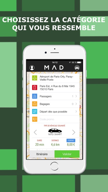 MAD: Meilleurs chauffeurs VTC