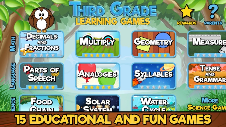 Third Grade Learning Games screenshot-0