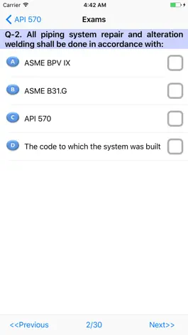 Game screenshot API 570 Full Exams mod apk