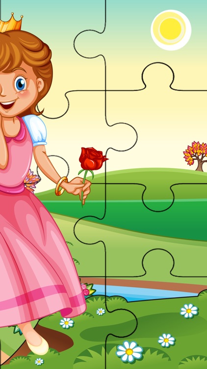 Puzzle Princess Jigsaws Cartoon Fairy Girls Game