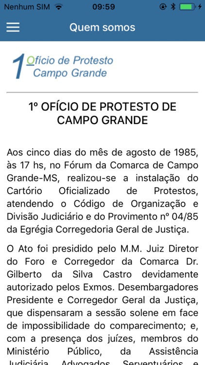 1º Protesto de Campo Grande