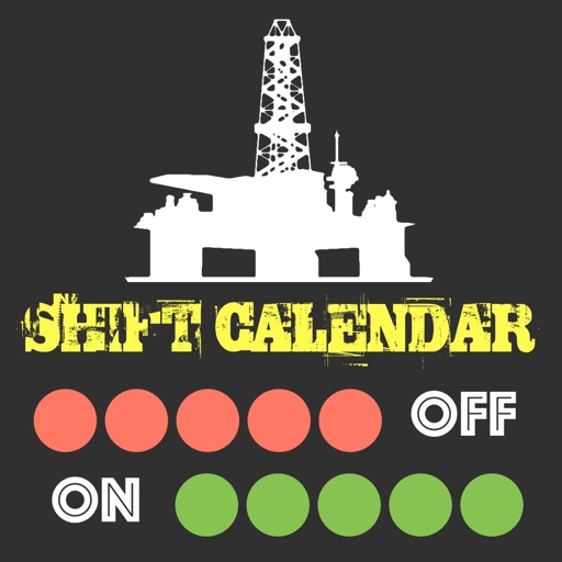 Oilfield Shift Calendar. icon