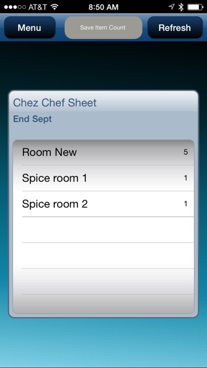 Chefsheet Mobile Inventory