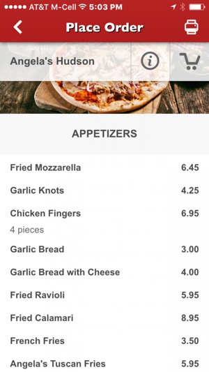 Angela's Pizza & Pasta Hudson(圖2)-速報App