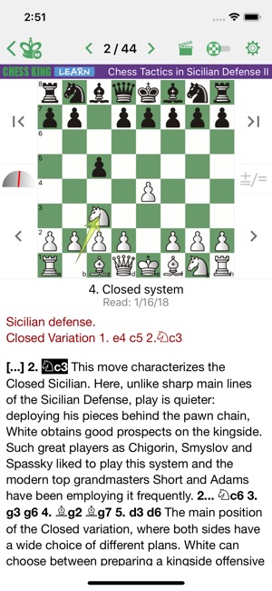 Chess Tactics. Sicilian Def. 2(圖2)-速報App