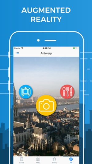 Antwerp Travel Guide with Offline Street Map(圖2)-速報App