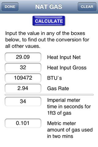 GB Gas Pipe Sizing Calculator - náhled