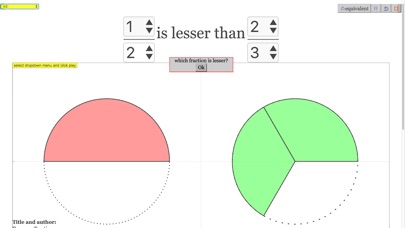 Compare Fractions Interactive screenshot 3