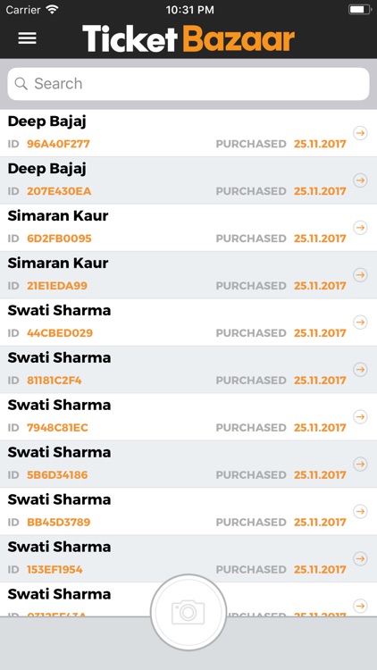 Ticket Bazaar Check-in