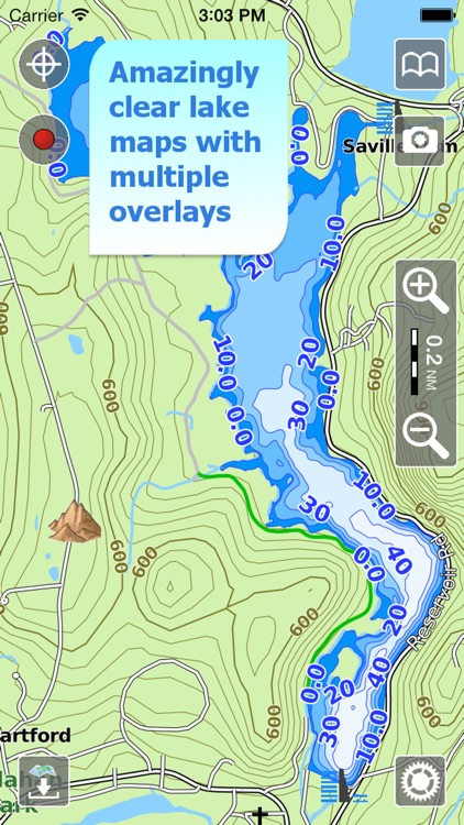 Aqua Map Connecticut Lakes HD