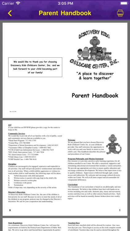 D. K. Childcare Centers