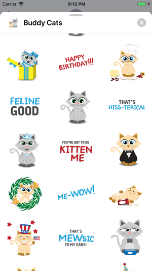 Buddy Cats Sticker Pack(圖4)-速報App