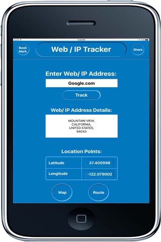 IP Address Tracker screenshot 2