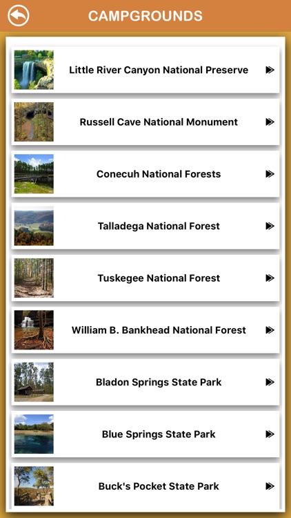 Alabama Parks National & State