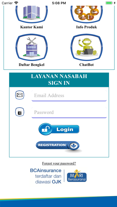 BCAinsurance Mobile screenshot 2