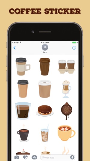 Coffee - Hot Coffee Party Stickers(圖4)-速報App