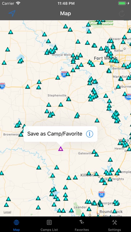 Texas – Camping & RV spots screenshot-4