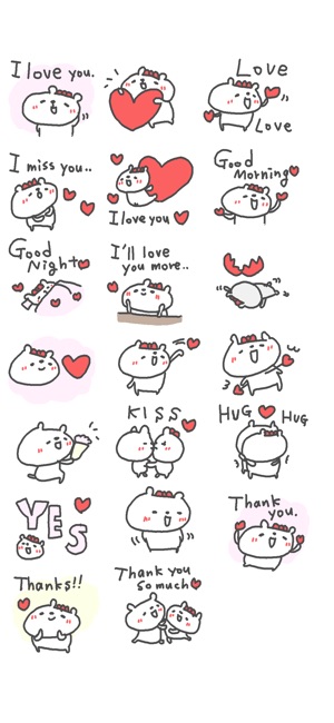 LOVELOVELOVE BEAR STICKERS!!(圖1)-速報App