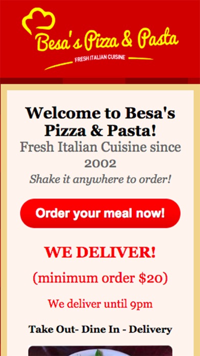 Besa's Pizza & Pasta screenshot 3